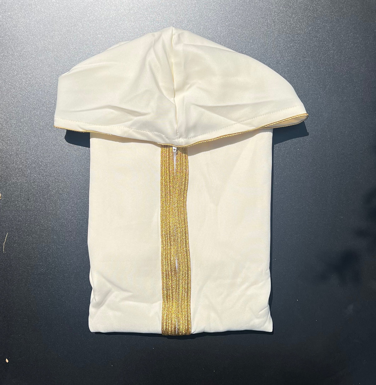 White gold Premium Hooded Style Thobe