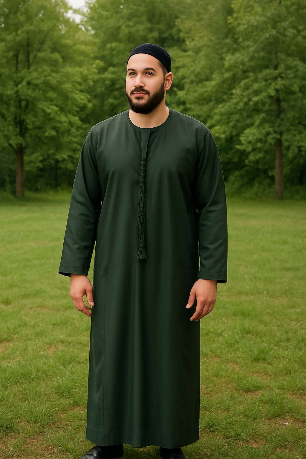 Green Premium Emirati Thobe