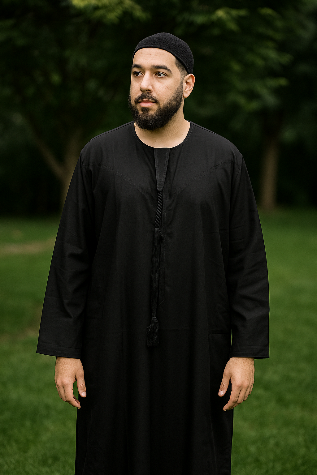 Black Premium Emirati Thobe