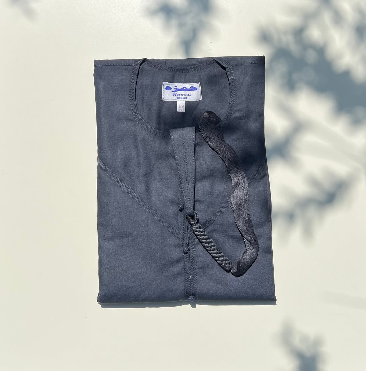 Grey Premium Emirati Style Thobe