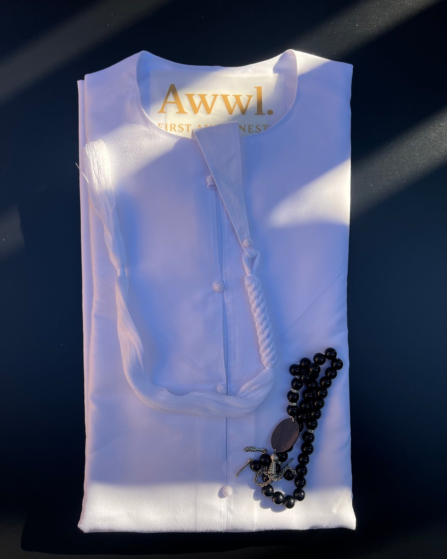 White Premium Emirati Style Thobe